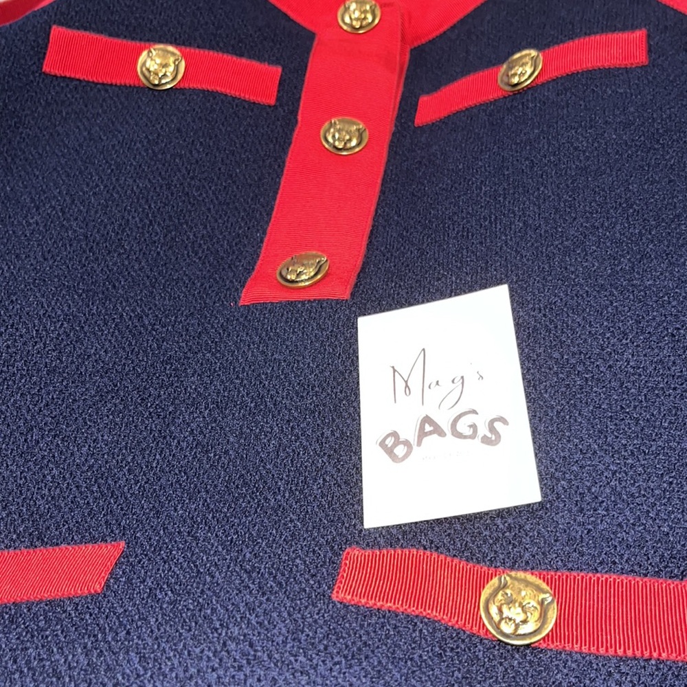 Gucci: Tiger Buttons Wool Dress (RARE) - Picture 6 of 16